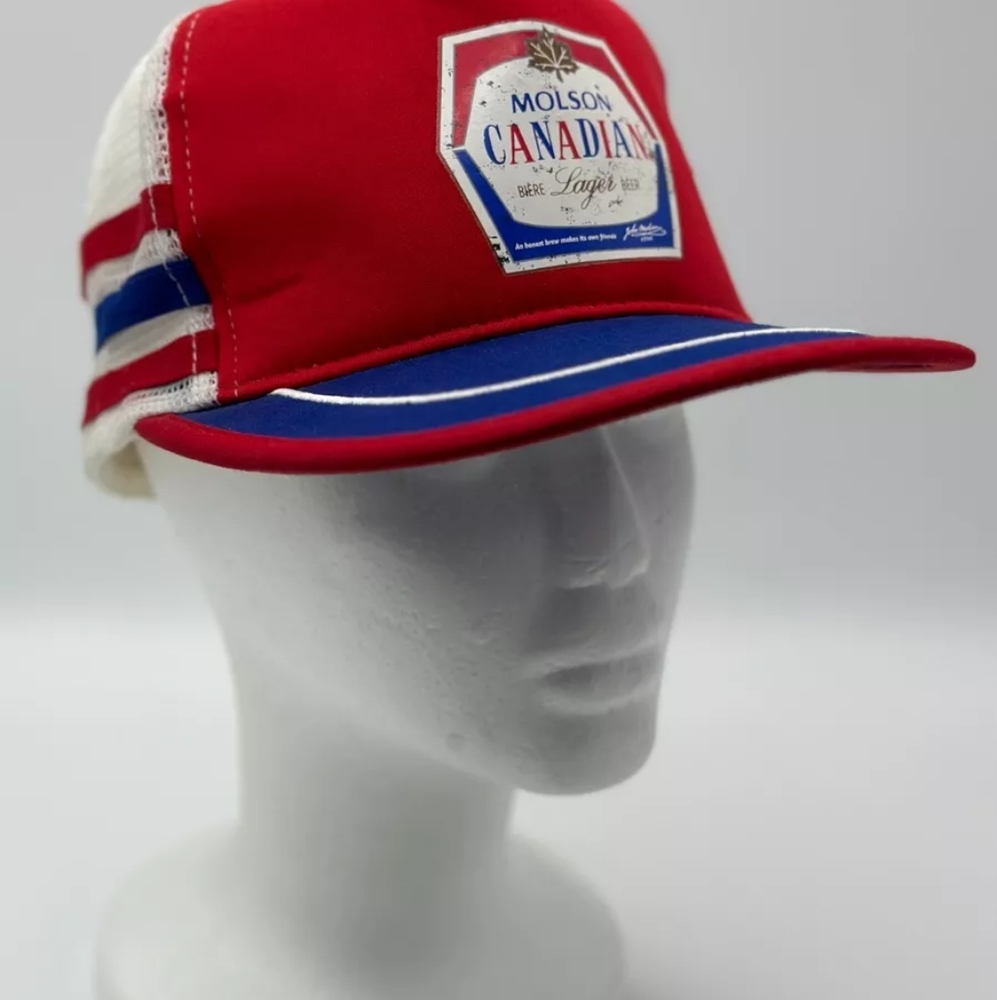 Molson Canadian Red and Blue Cap